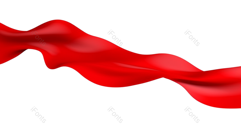 装饰图片,形状元素,中国风PNG,红色缎带免抠素材